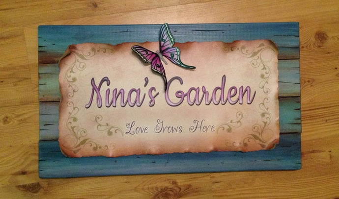Personalized Garden Sign