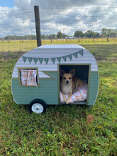 Dog House Camper-Sage Green and White Creative Farm Girl