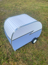 Dog House Camper-Purple and White Creative Farm Girl