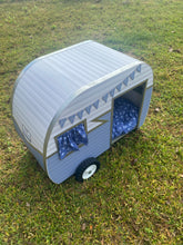 Dog House Camper-Purple and White Creative Farm Girl