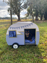 Dog House Camper-Purple and White Creative Farm Girl