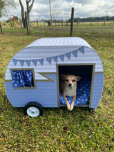 Dog House Camper-Purple and White Creative Farm Girl
