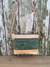 NEW! Small Leather and Waxed Canvas Concealed Bag