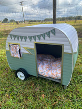 Dog House Camper-Sage Green and White Creative Farm Girl