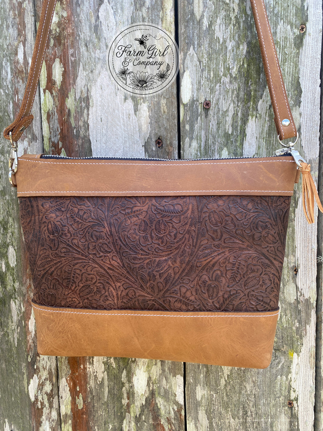 NEW! Small Leather Concealed Bag