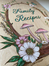 Mushroom Hand Painted Recipe Book