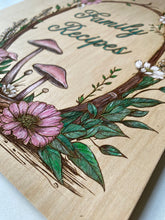 Mushroom Hand Painted Recipe Book