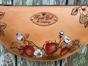 strawberry hand bag