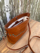 Small Leather Buck Stitch Bag Creative Farm Girl