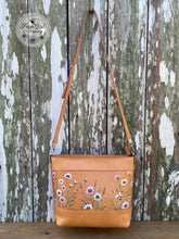 Leather Concealed Tote Bag Wildflowers Creative Farm Girl
