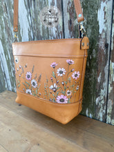 Leather Concealed Tote Bag Wildflowers Creative Farm Girl