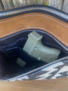 SALE! Small Leather Concealed Bag