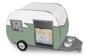 Dog House Camper-Sage Green and White Creative Farm Girl