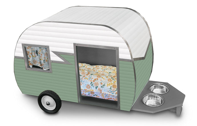Dog House Camper-Sage Green and White Creative Farm Girl