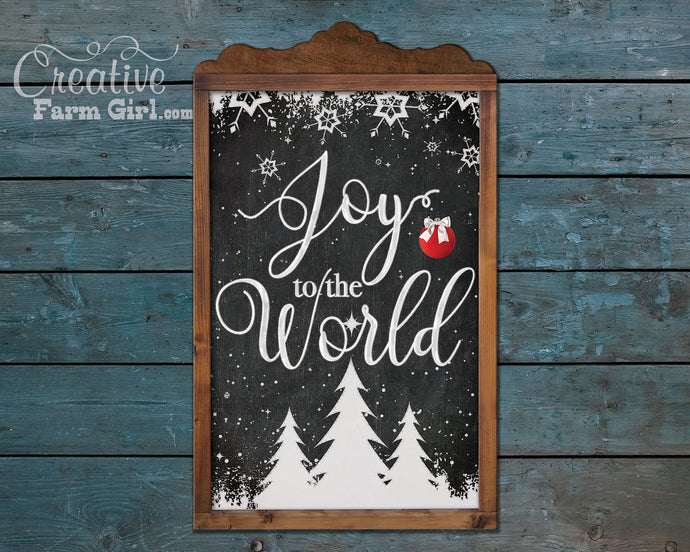 Joy To The World Christmas sign