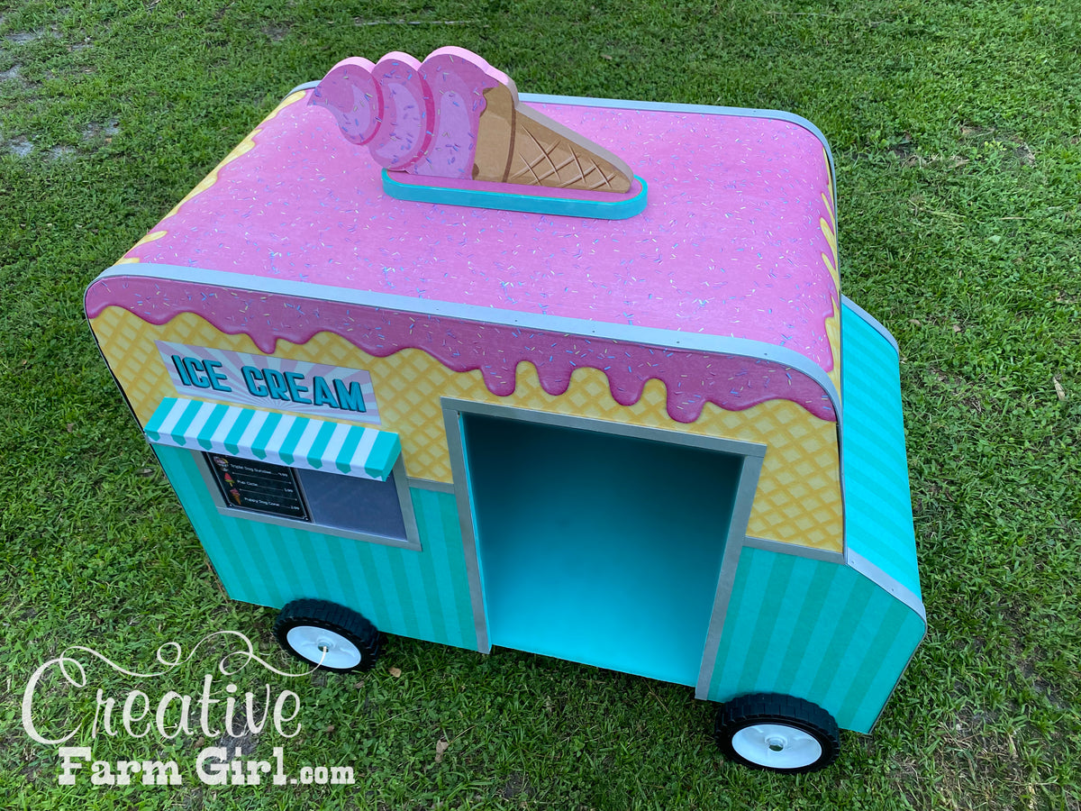 Ice Cream Truck Dog House – Creative Farm Girl